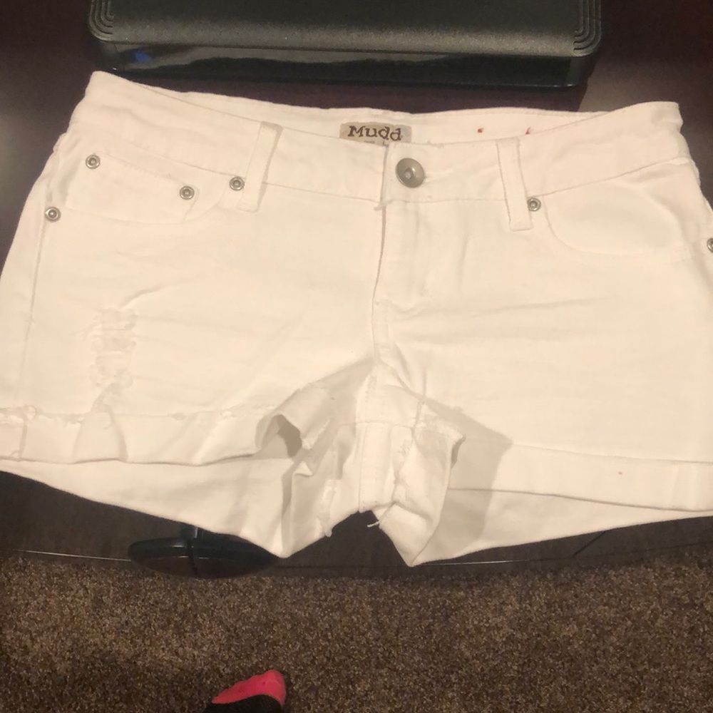 Miss White Stretch Shorts